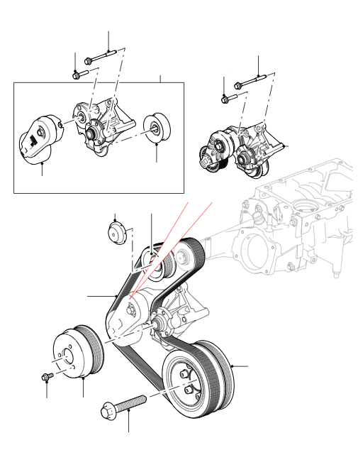 Auxiliary Drive Belt - Secondary